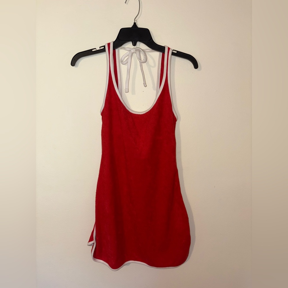Urban Outfitters Cotton Terry Cloth Mini Dress Size Small Petite